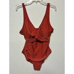 NWOT One Piece Swimsuit Beach Summer Vacation Orange Size 2XL